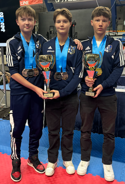 Students in Finnish Karate Team
